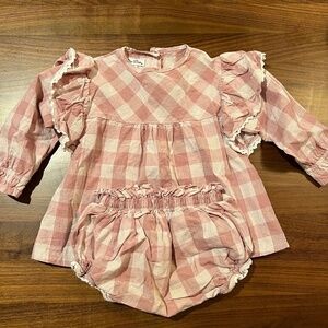 Blue Bear 2T pink set